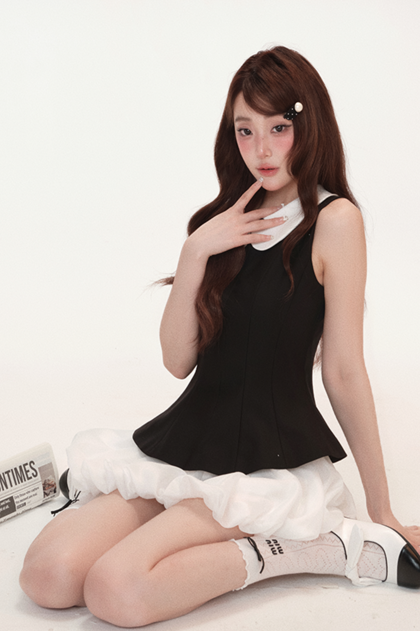 Sweet Old Doll Color Top + Tutu Skirt