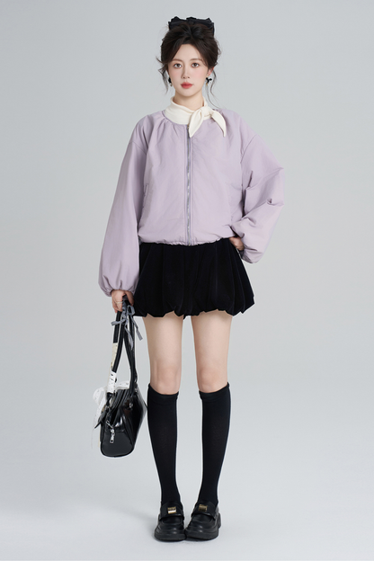 マカロンジップアウター+スカート