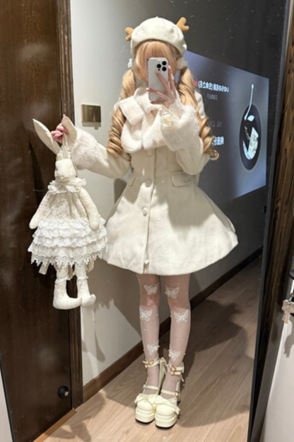 イミテーションフォックスファーコート