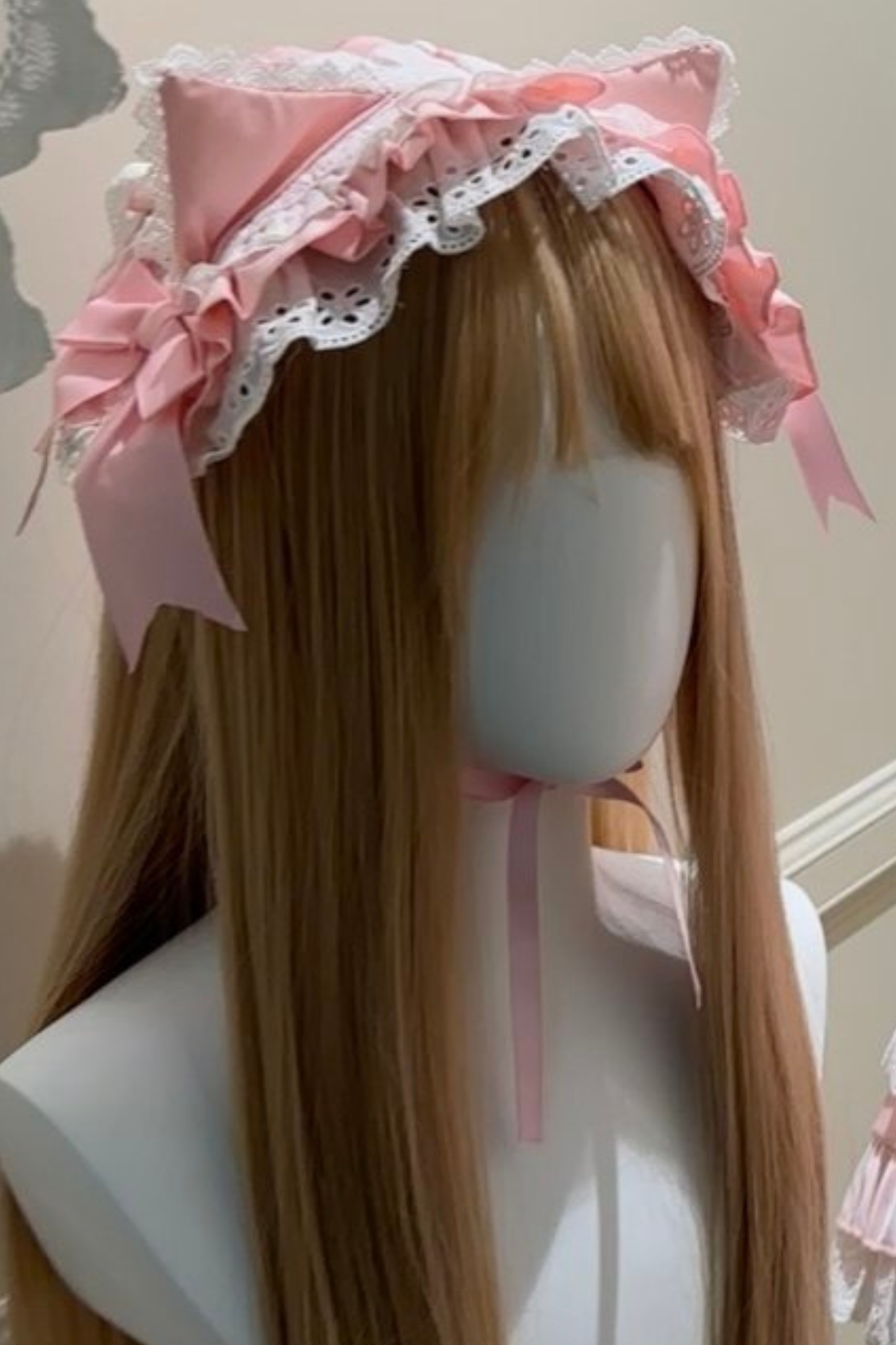 ピンキープリンセスケーキトップス+スカート+スリーブ+ヘアバンド