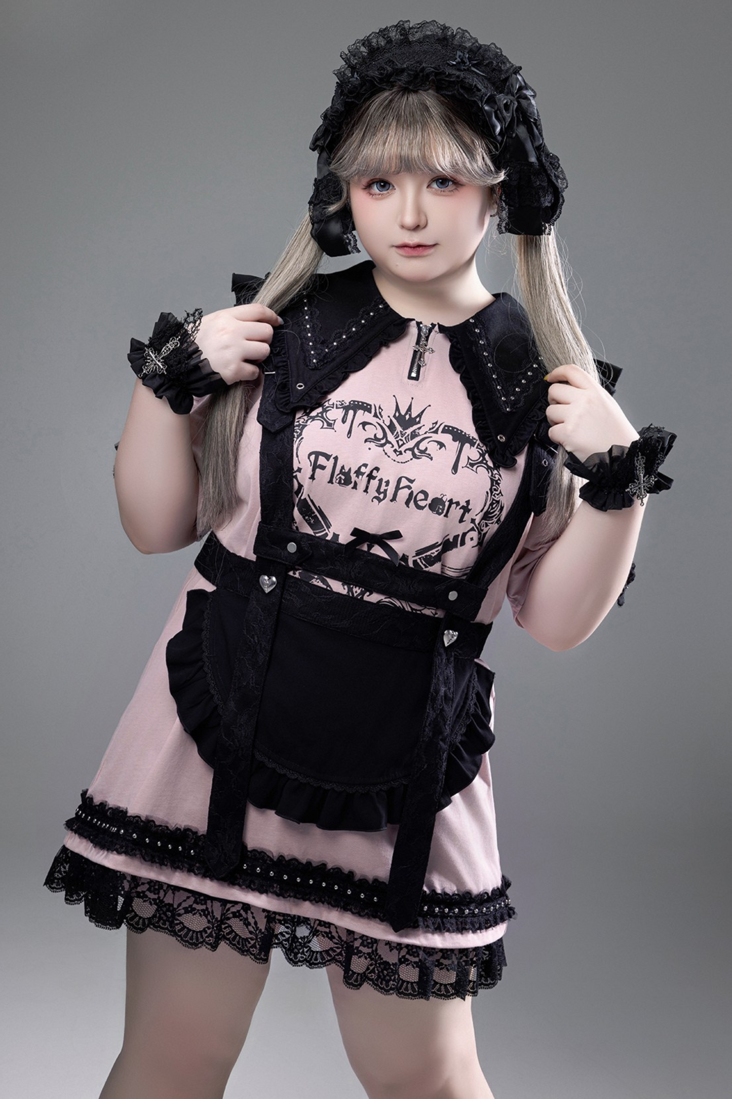 Witch Apprentice Subculture T-shirt Dress + Suspender Apron