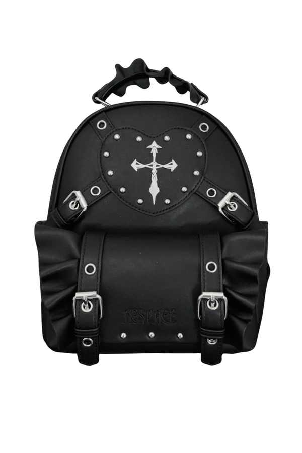 ダーククロスフリルリュック