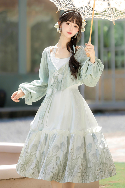 Neverless Island Slip Dress + Top