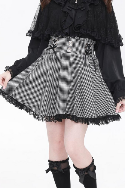 Stone Buckle Straps Skirt