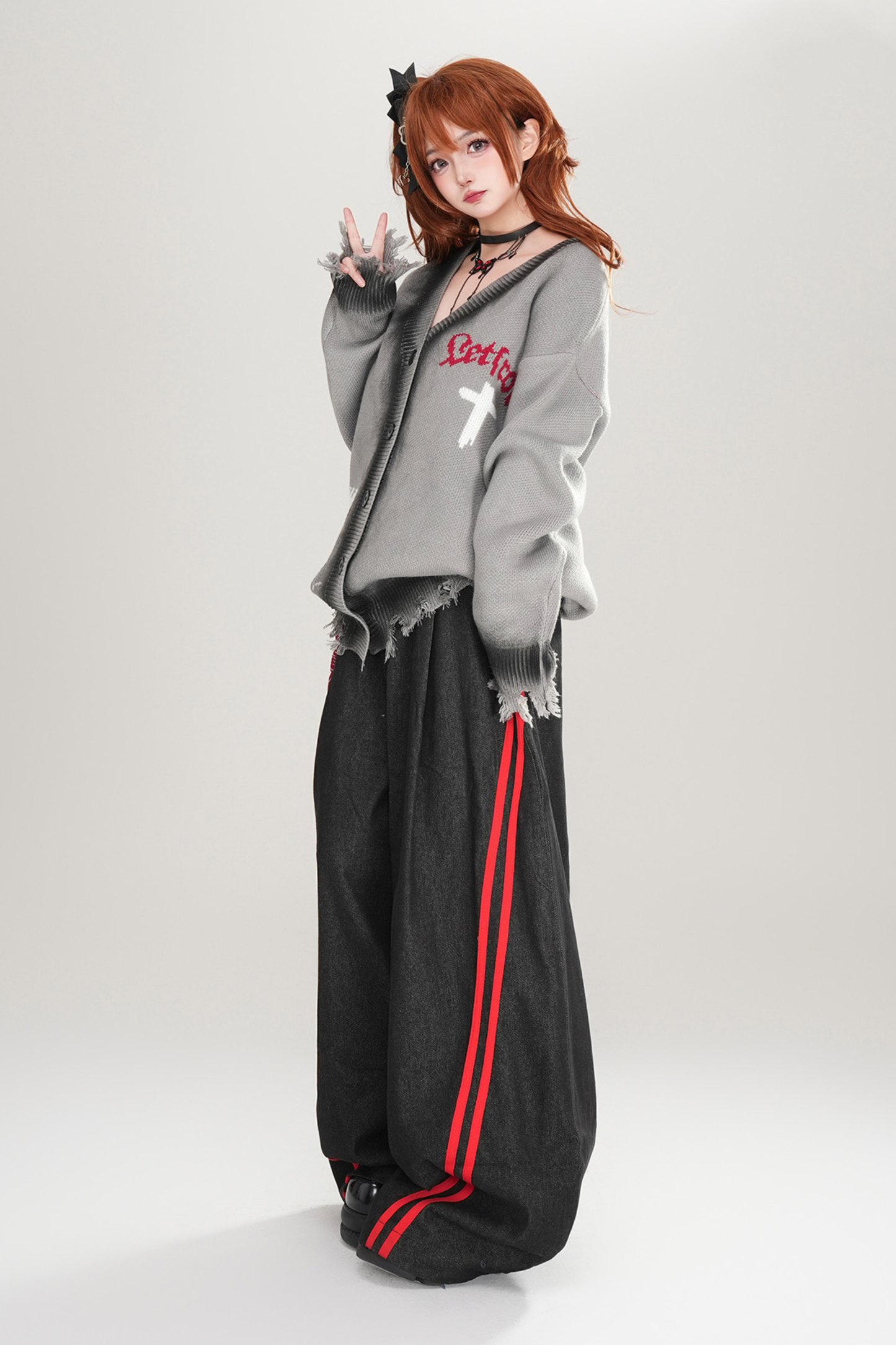 ナイトローズニットカーディガン