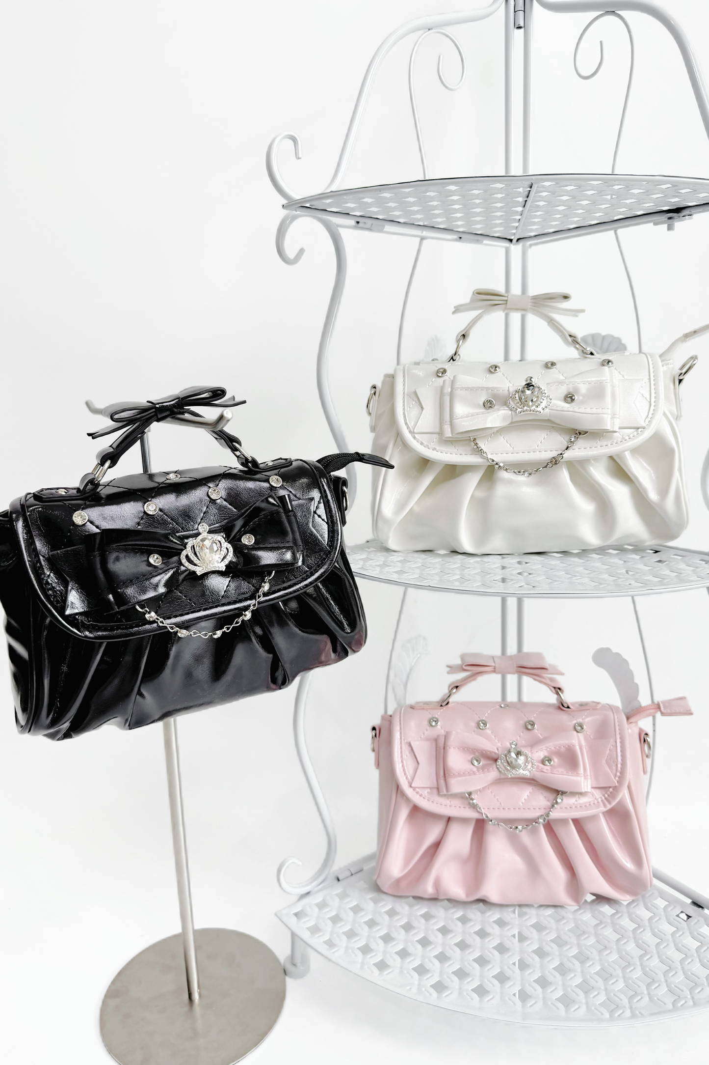 バッグラインストーンエレガントショルダーバッグ