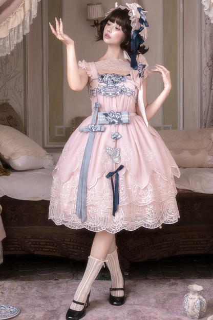 スイートチャイナサスペンダードレス