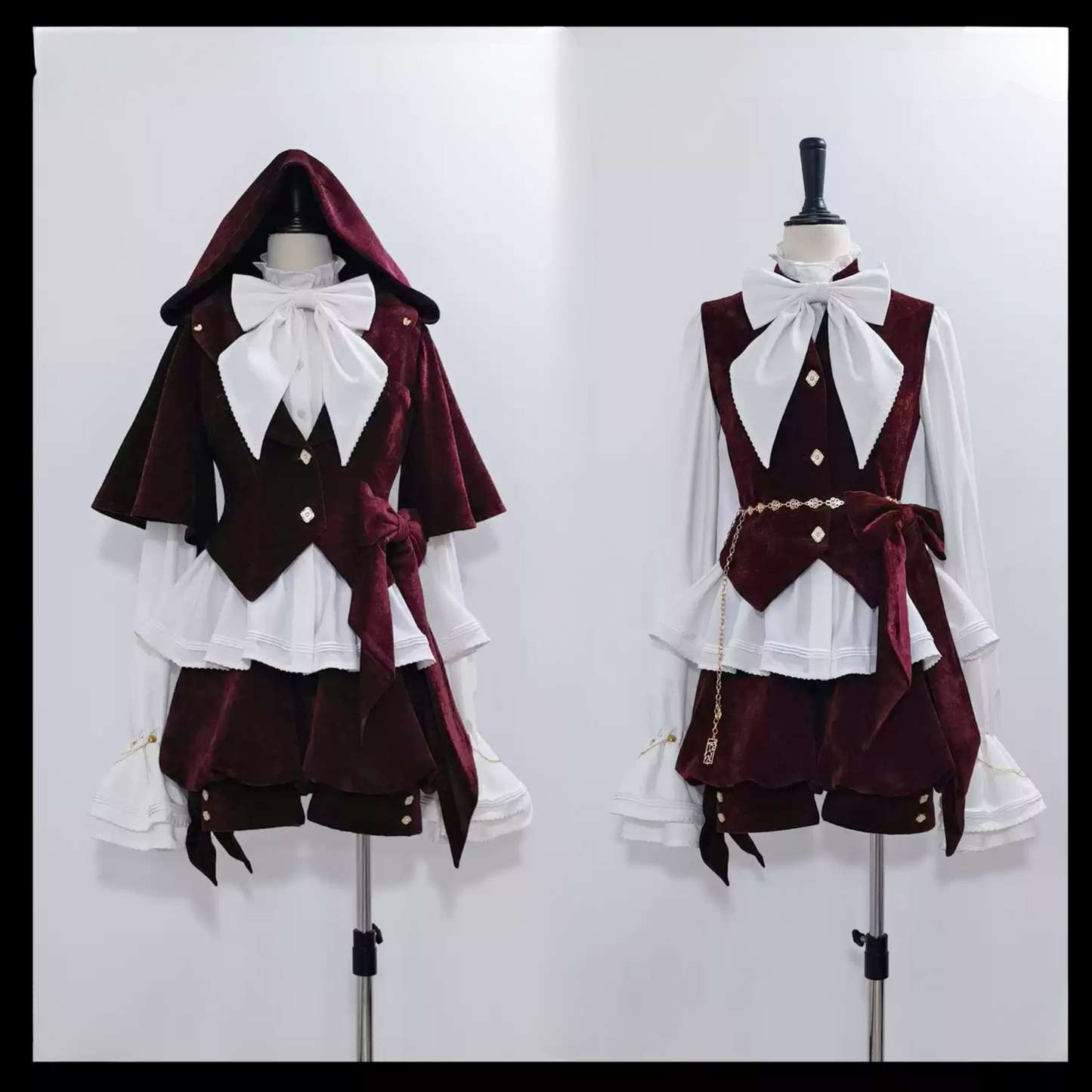 [May 27 reservation deadline] Hunting Rabbit Retro Red Bunny Ear Jacket + Vest + Shorts