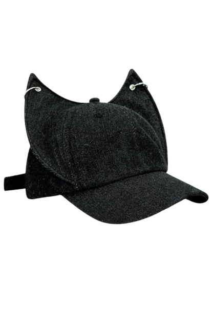 Red Plaid Cat Ear Beret