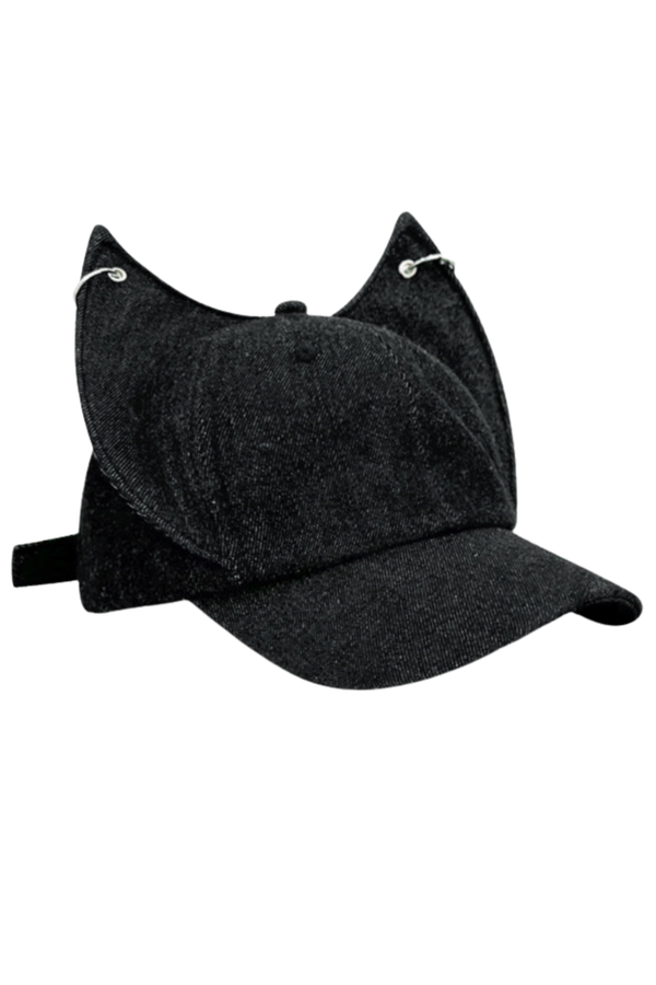 Red Plaid Cat Ear Beret