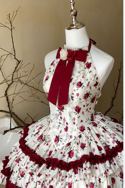 ロマンティックスイートロマンローズドレス+ヘアアクセサリー