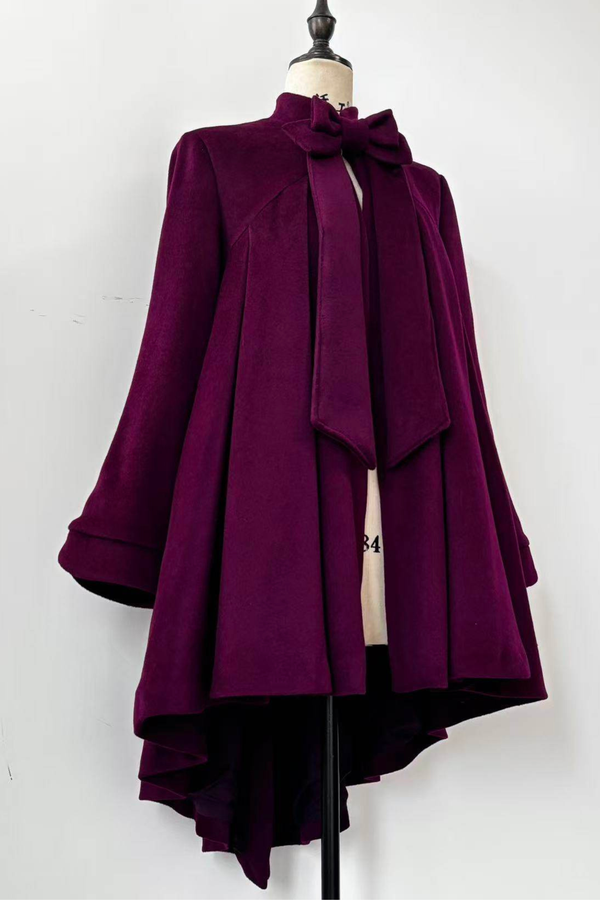 Eternal Night Sequin Cloak Coat