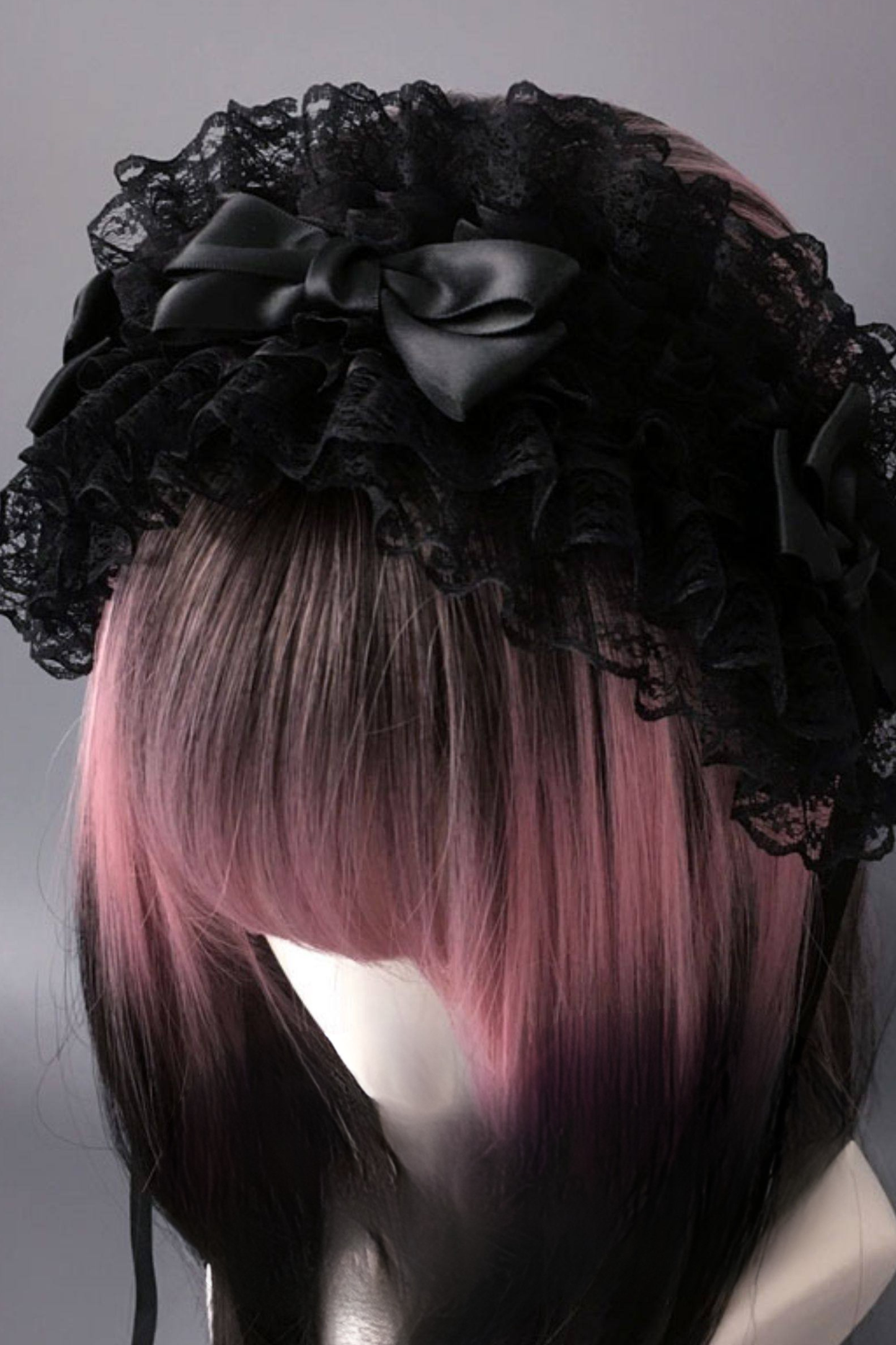 シックレースロリータヘッドバンド