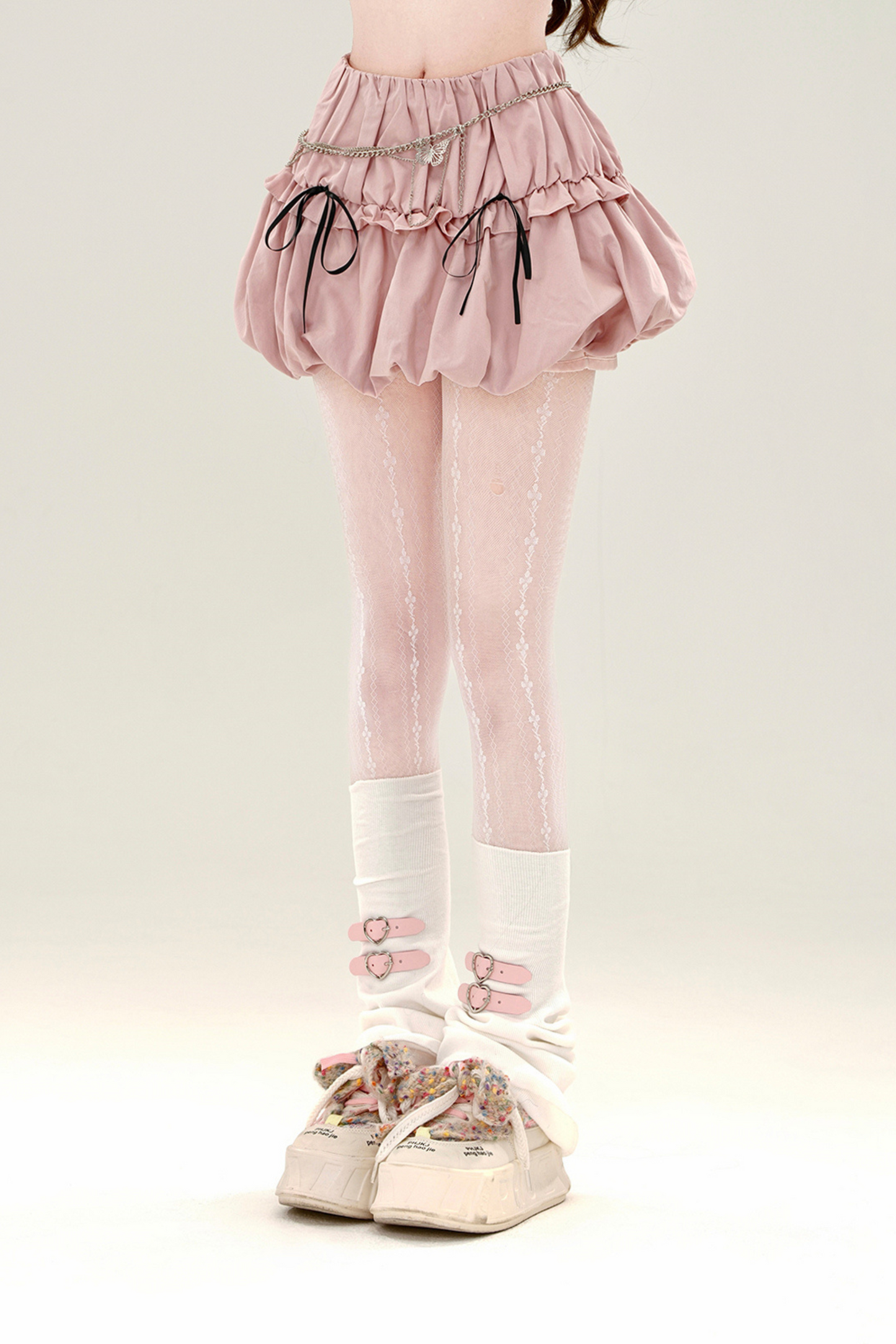 Candy Milk Ribbon Balloon Skirt