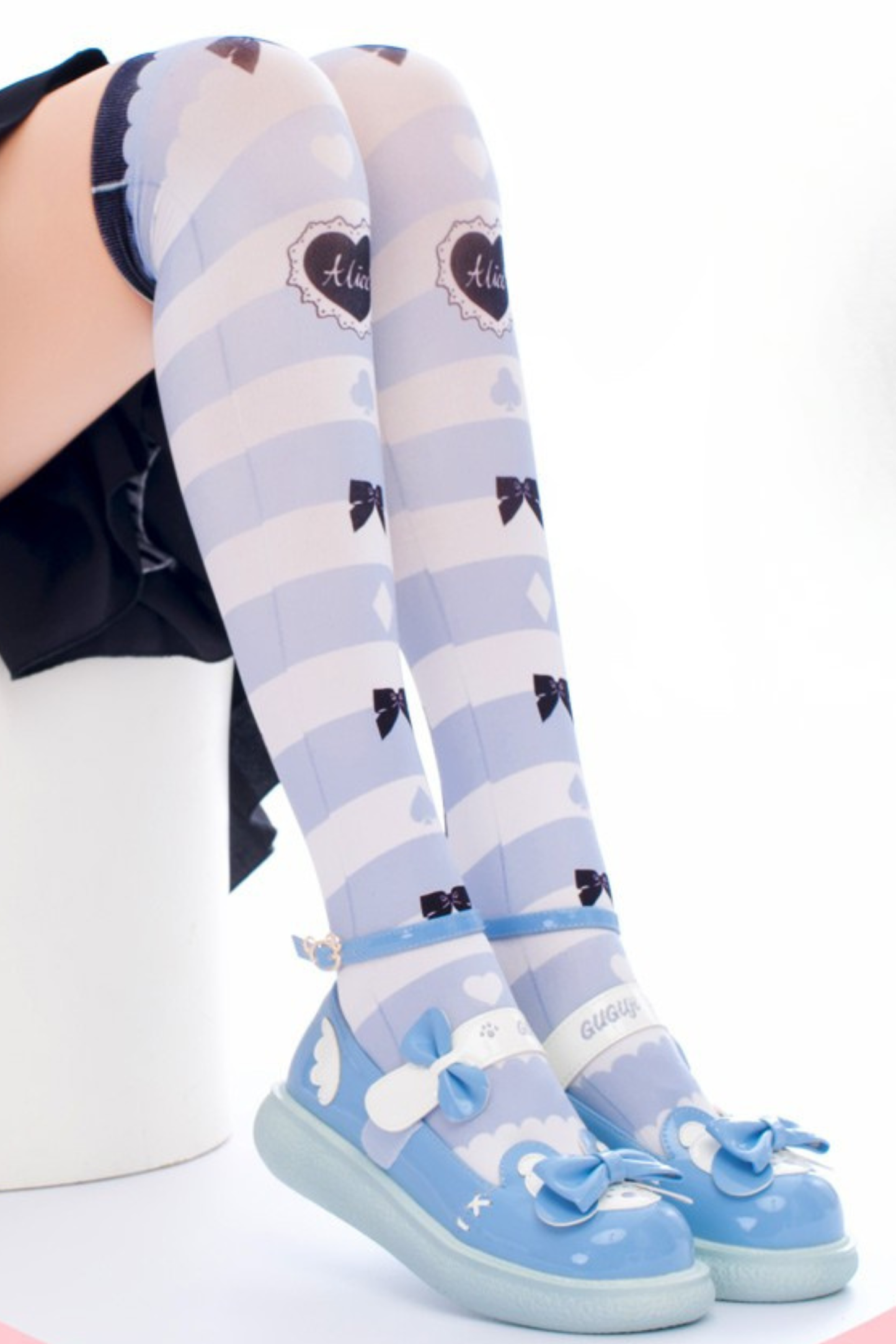 アリスボーダータイニーハイソックス