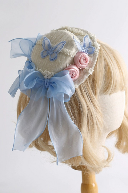 バタフライリボンシルクハット