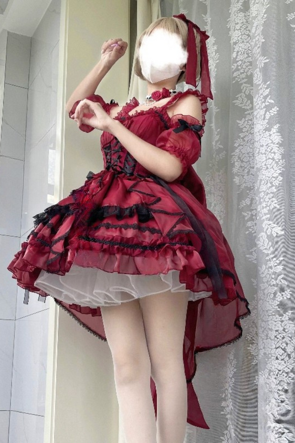Fantasy Lace-Up Design Princess Lolita Dress