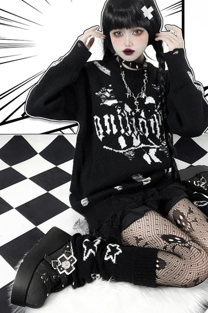 パンクスタイルプラットフォームシューズ