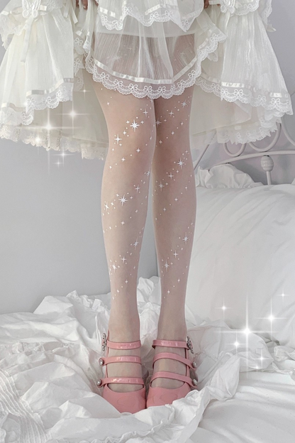 Star Diamond Shear Tights