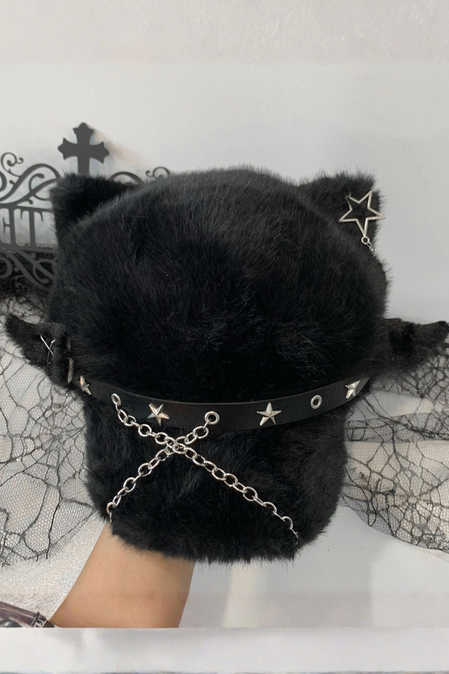 猫耳ファーハット