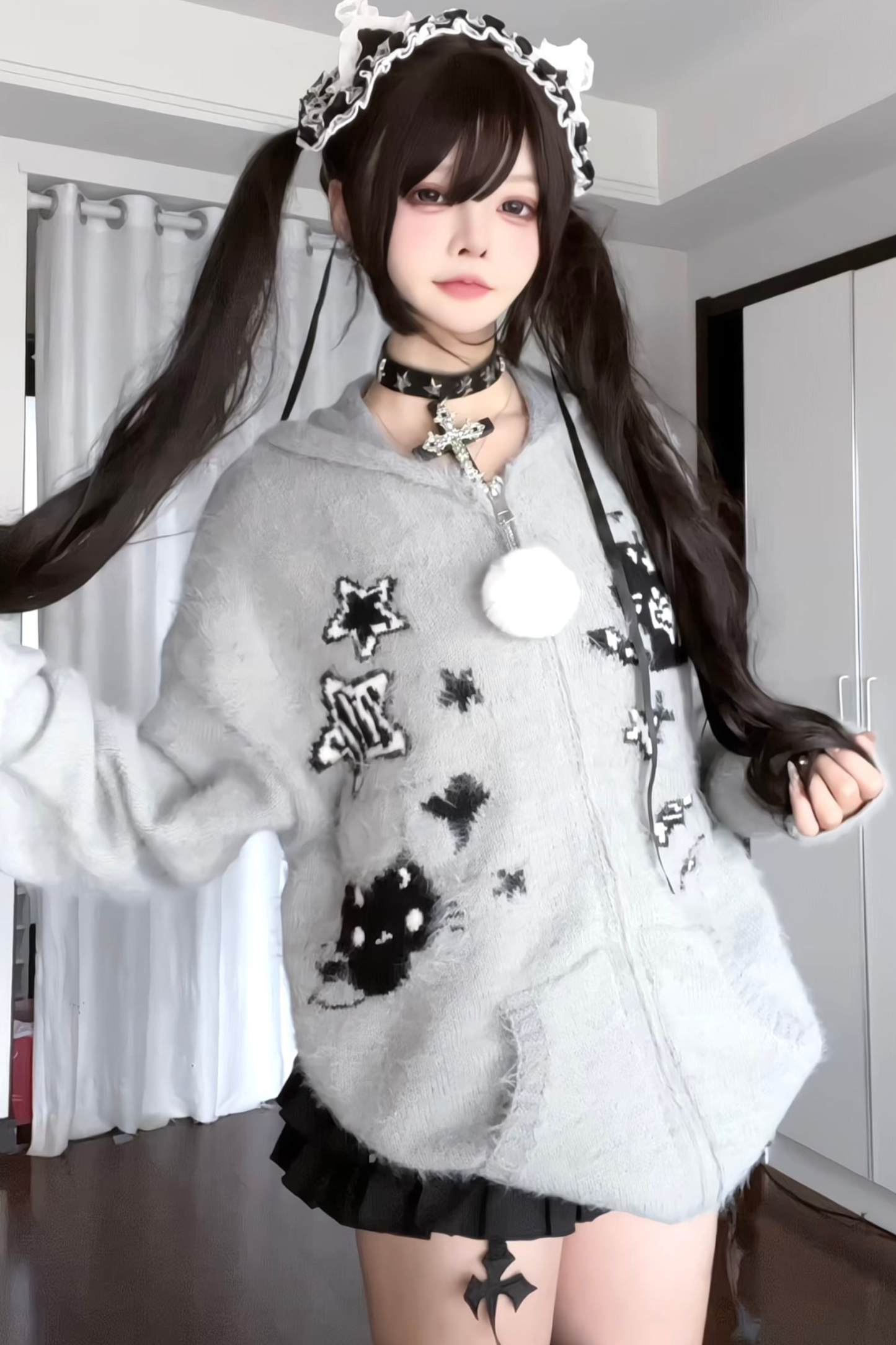 オタクフードルーズパーカー