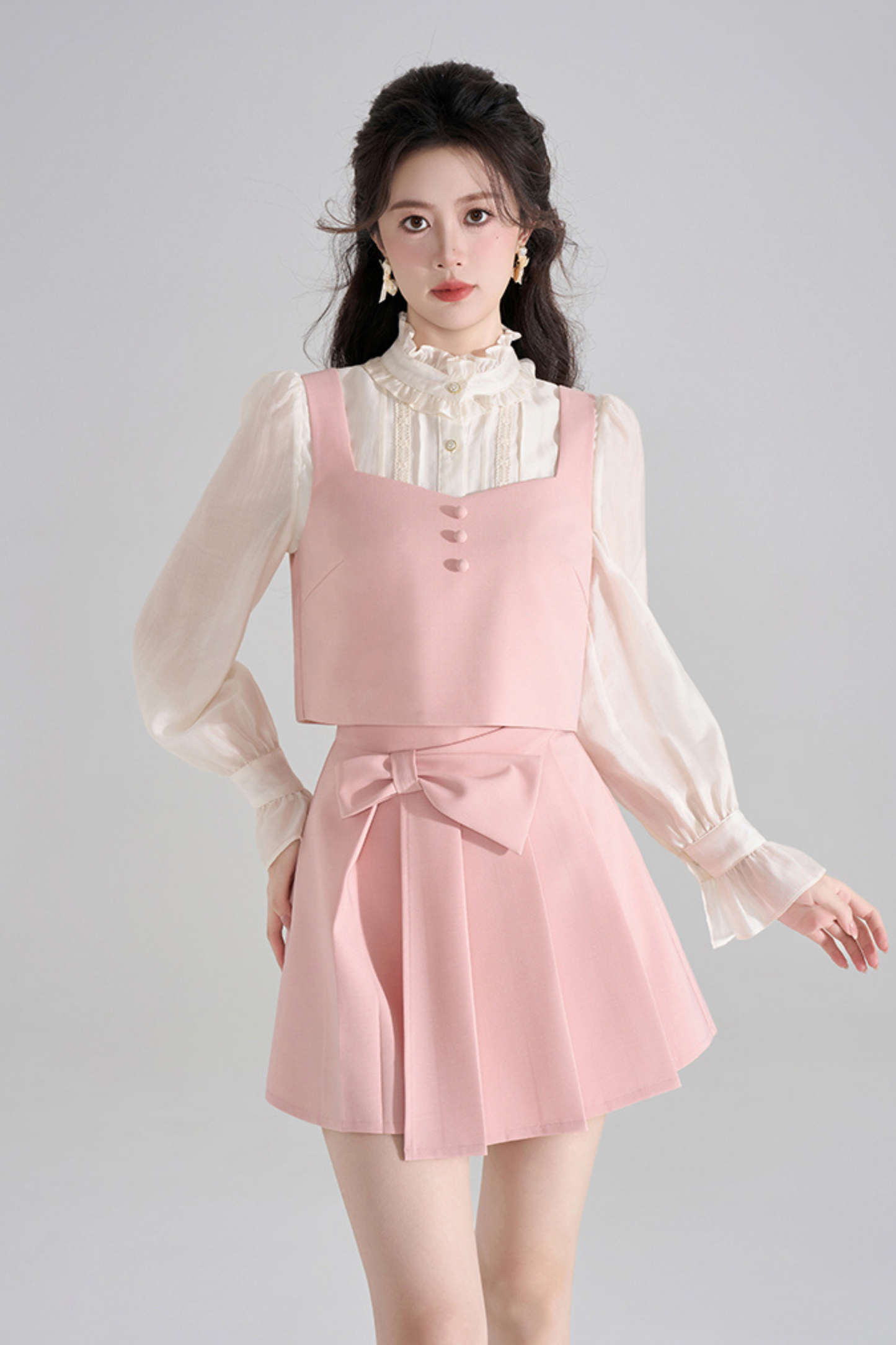 Ensemble Top + Flare Skirt