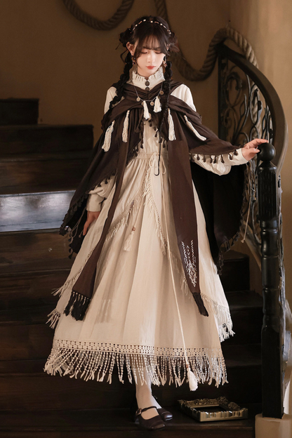 Dream Weaver Dress + Outerwear + Necklace