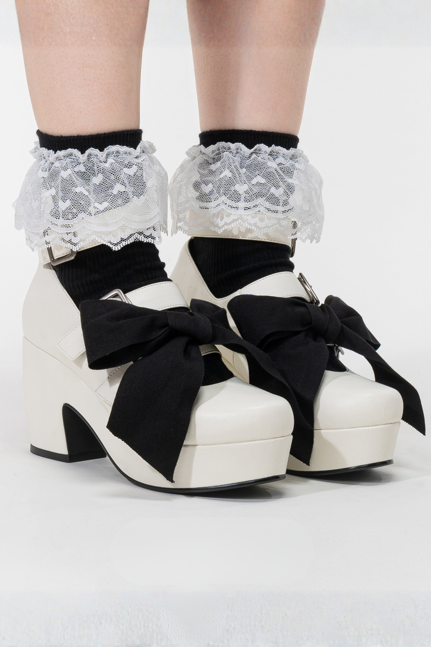 ゴシックベルトレザーシューズ