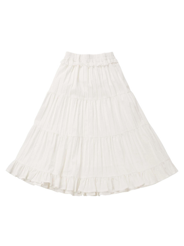 フレッシュグリーンシルバーフォックスベルベットレザージャケットトップススカート