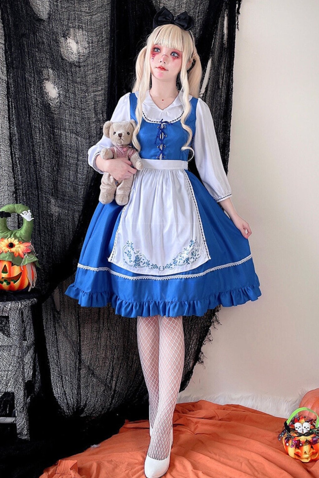 Scary Doll Halloween Cosplay Dress