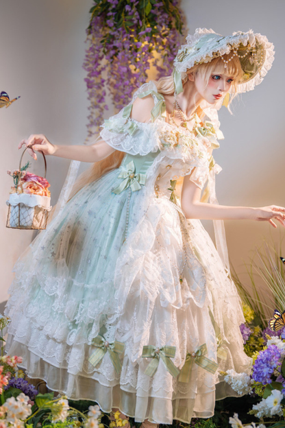 フォレストイリュージョンブライダルハット+ネックレス