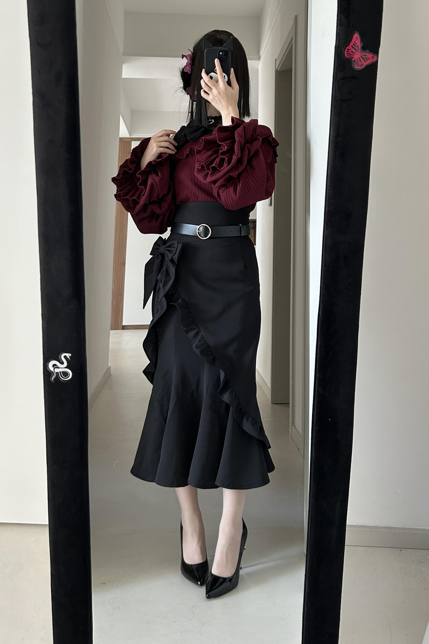 レースシステムマーメイドスカート