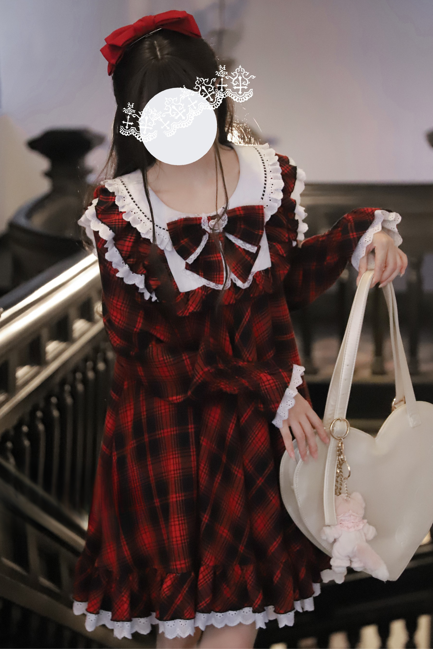 ベリームースガーリーチェックドレス