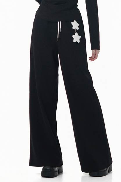 ワイドレッグスターペンダントパンツ