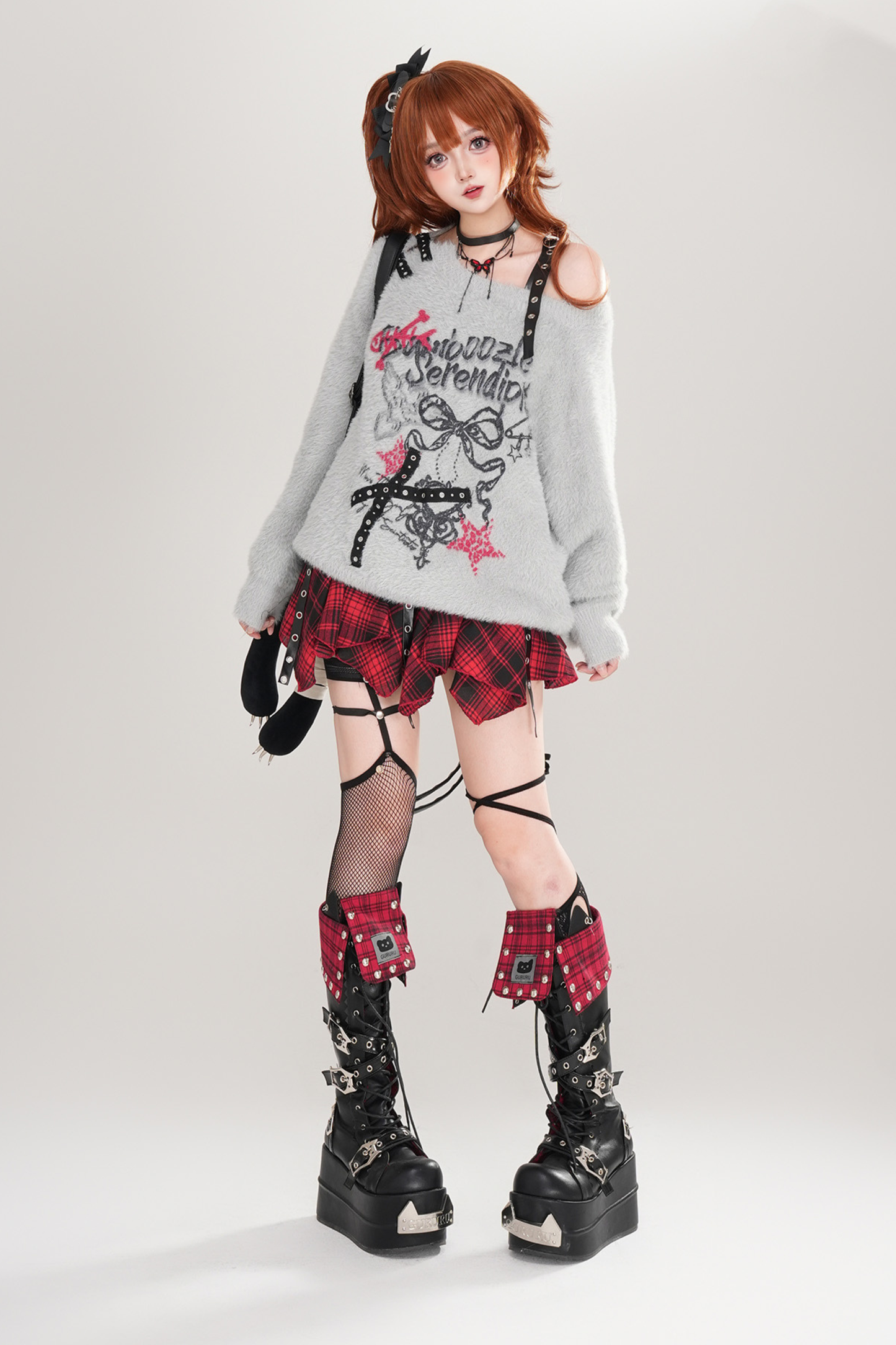 Dark Knight Off-Shoulder Knit