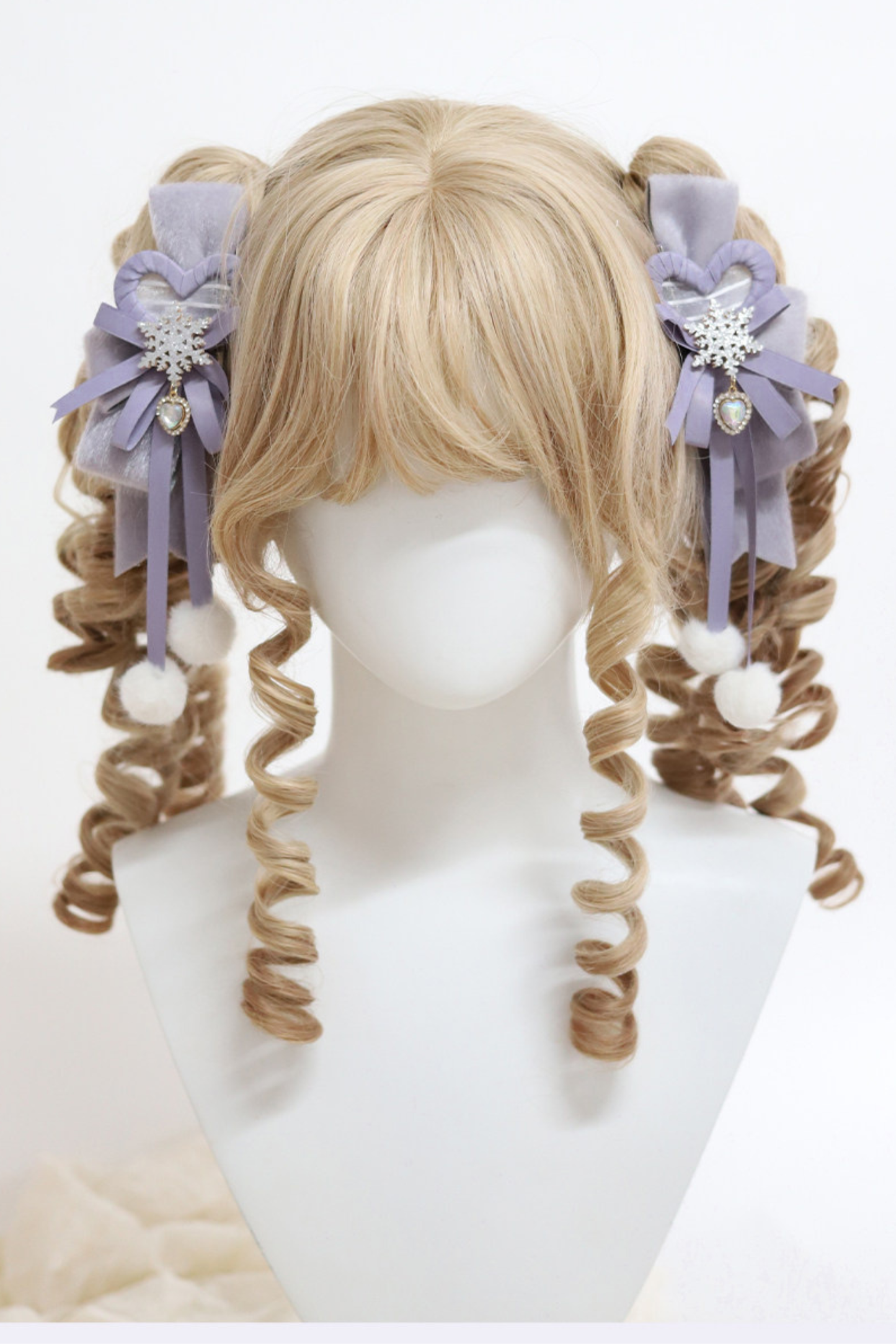Snowflake Ribbon Lolita Hair Accessory