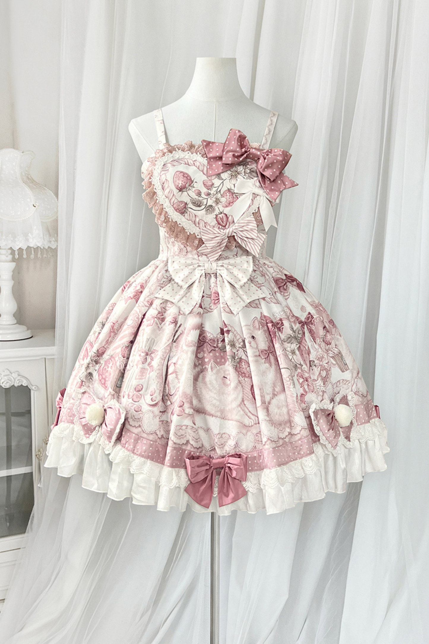 スイートキャットプリンセスロリータドレス+ショール