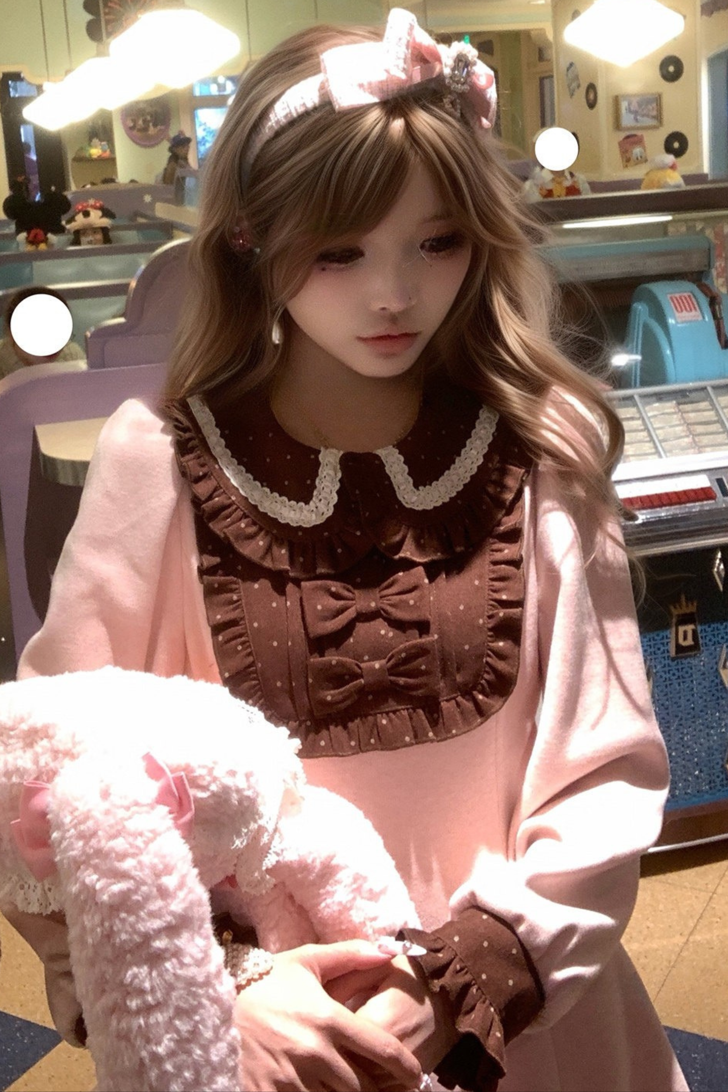 Sweet Chocolate Strawberry Dress