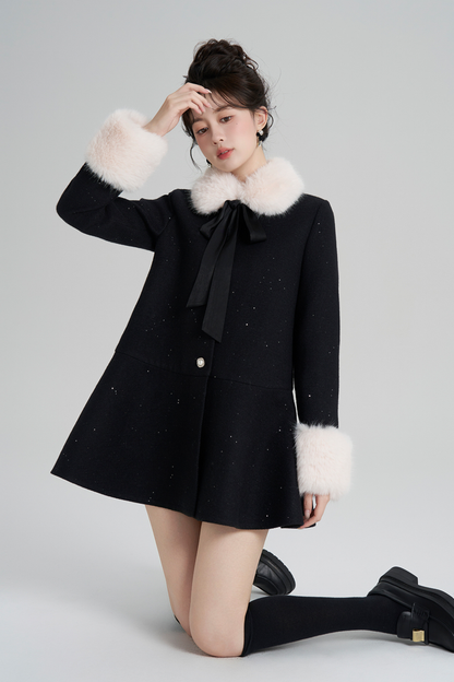 フレンチウールンファーコラルコート