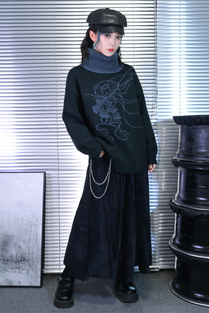 Retro Turtleneck Sweater