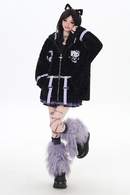猫耳フードサブカルジャケット