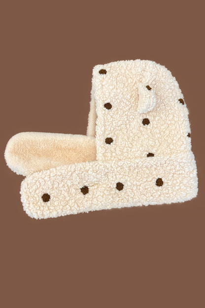 ベアファーハットマフラー