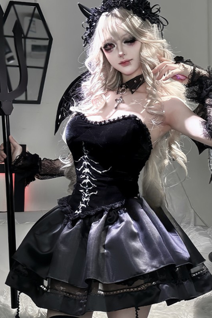 ダークガールラブキュアバンドゥ+ショートスカート