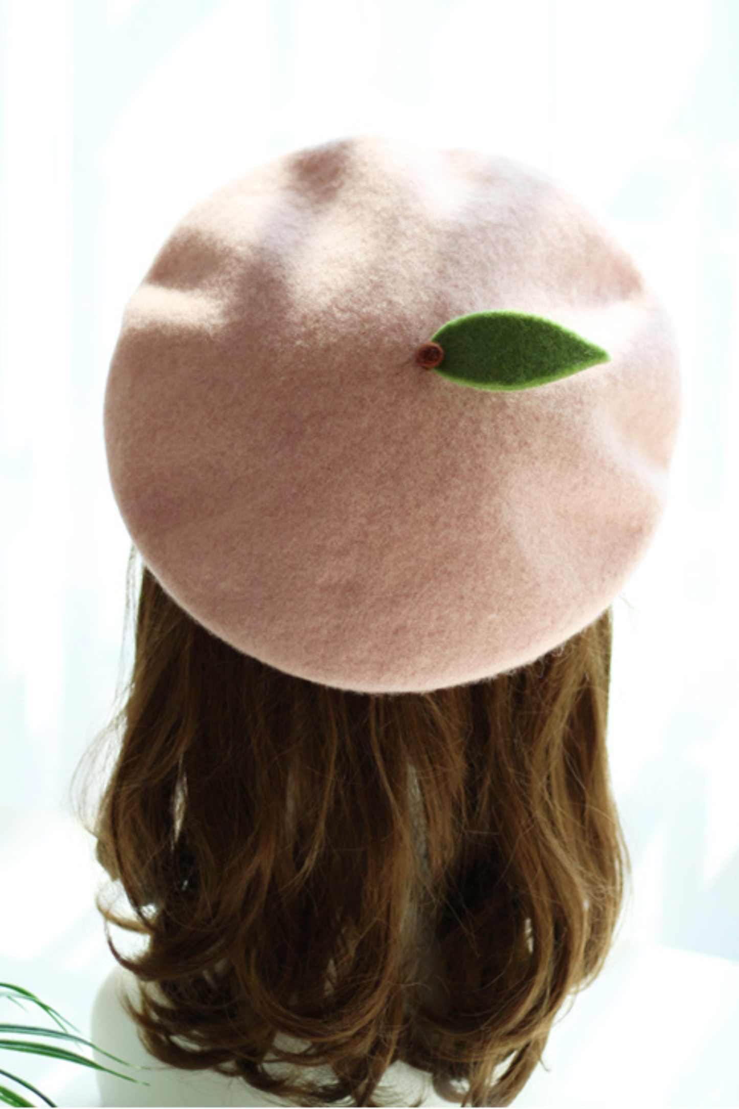 peach beret