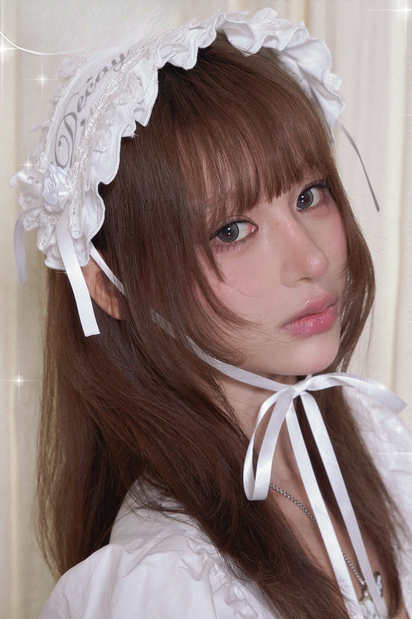 Silver Glitter Print Headband