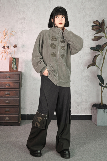 China Mode High Neck Zipper Jacket