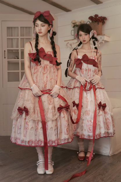 ストロベリーボックスロリータキャミソールドレス