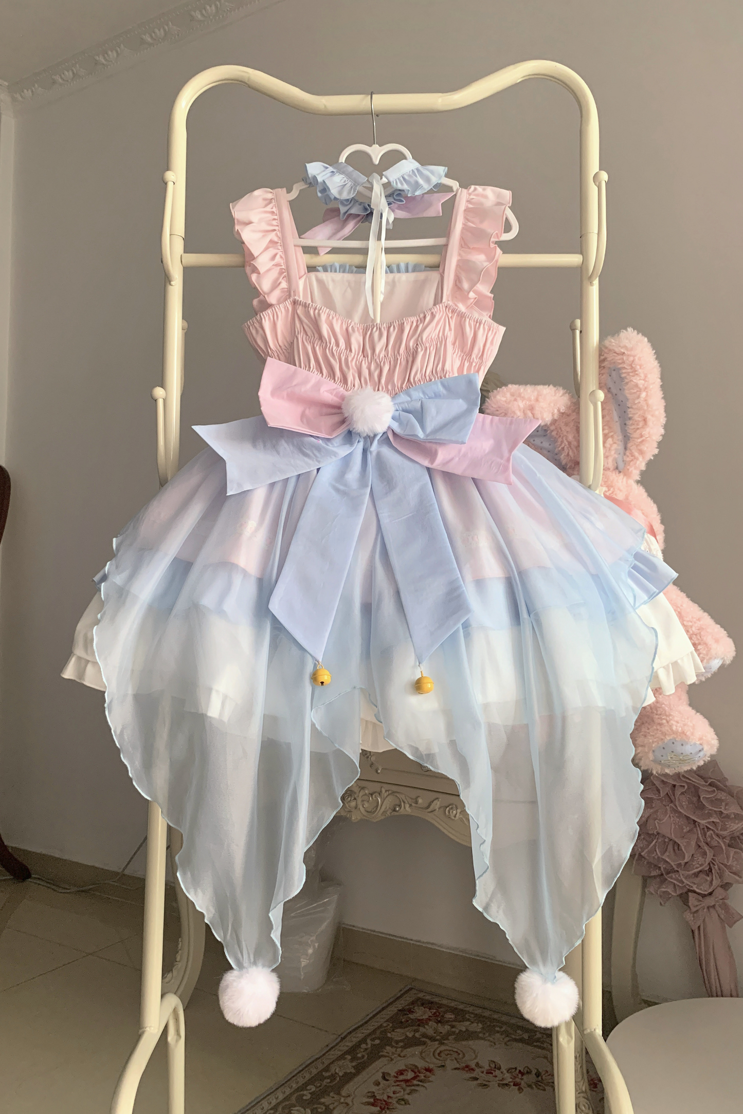 Sweetheart Rabbit Pastel Lolita Dress