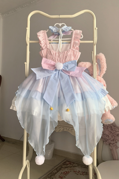 Sweetheart Rabbit Pastel Lolita Dress