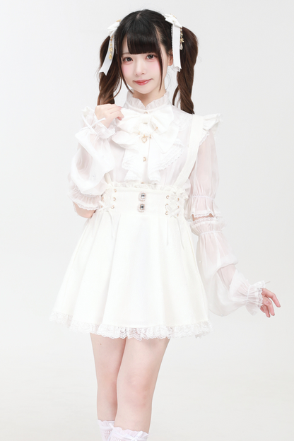 Mass Production Mine Beaded Sleeve Shirt